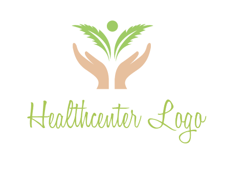 hands in leaf logo