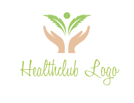 hands in leaf logo