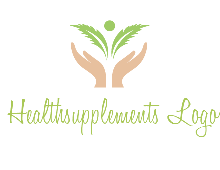 hands in leaf logo