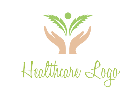 hands in leaf logo