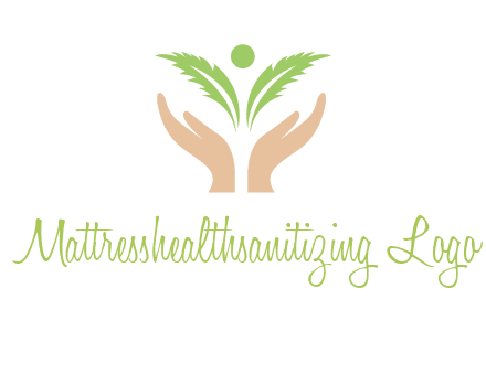 hands in leaf logo