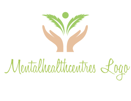 hands in leaf logo