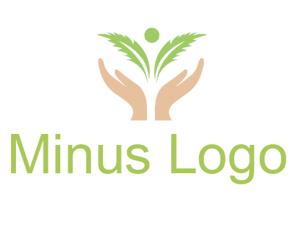 hands in leaf logo
