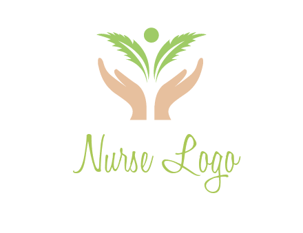 hands in leaf logo