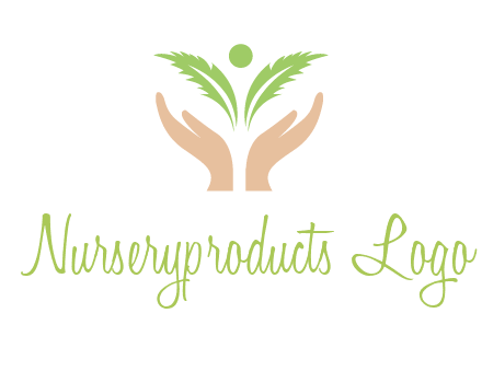 hands in leaf logo