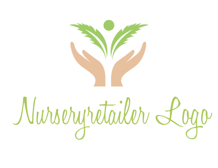 hands in leaf logo