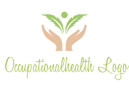 hands in leaf logo