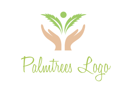 hands in leaf logo