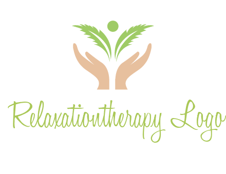 hands in leaf logo