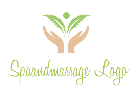 hands in leaf logo