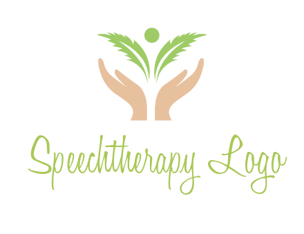 hands in leaf logo