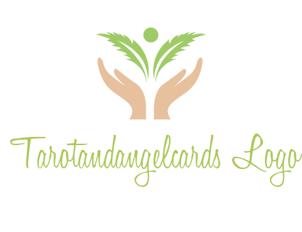 hands in leaf logo