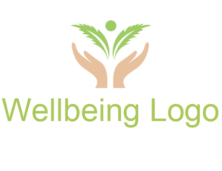 hands in leaf logo