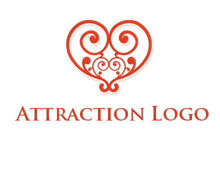 heart matchmaking logo design