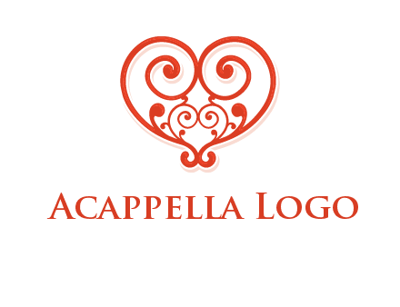 heart matchmaking logo design