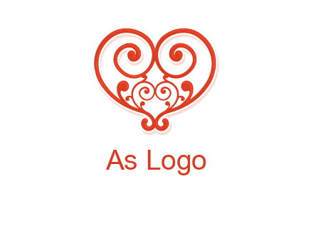 heart matchmaking logo design