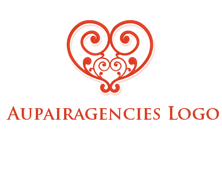 heart matchmaking logo design