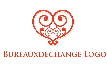 heart matchmaking logo design