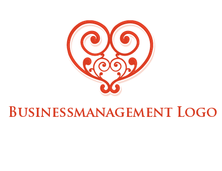 heart matchmaking logo design