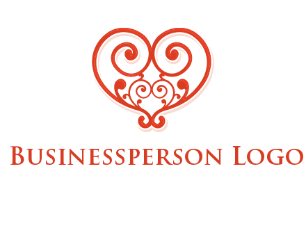heart matchmaking logo design