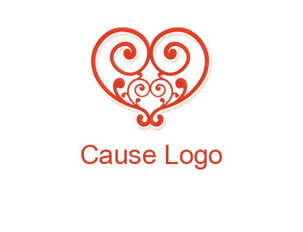 heart matchmaking logo design