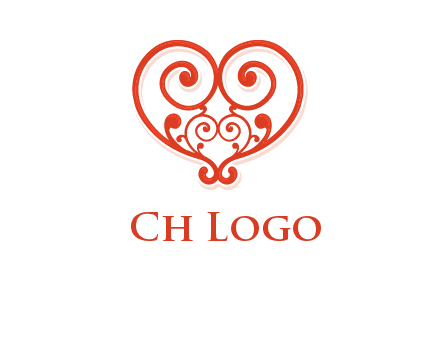 heart matchmaking logo design