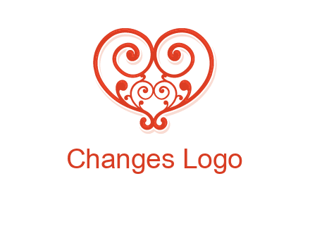 heart matchmaking logo design