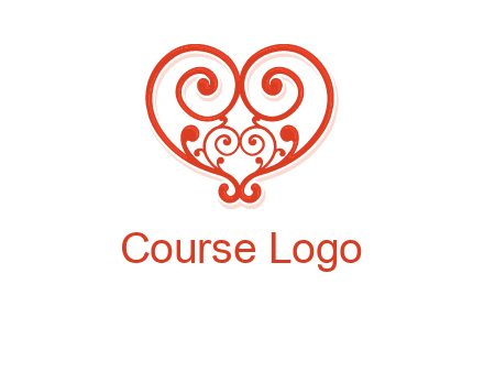 heart matchmaking logo design