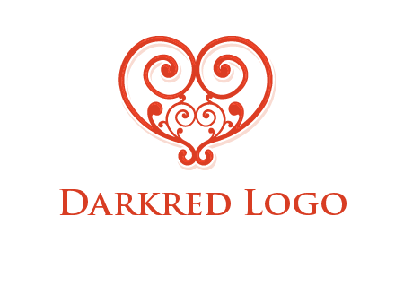 heart matchmaking logo design