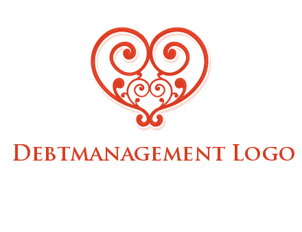heart matchmaking logo design
