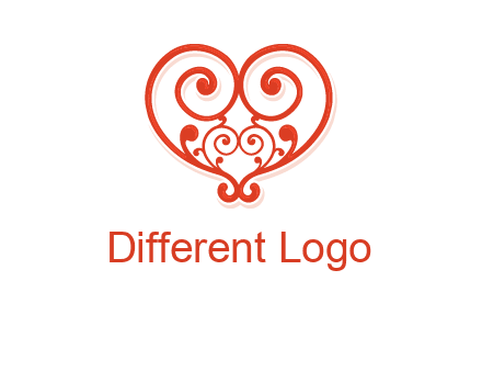 heart matchmaking logo design