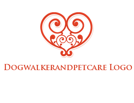 heart matchmaking logo design