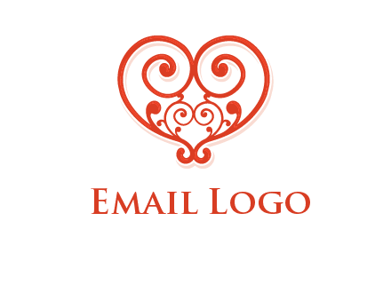 heart matchmaking logo design