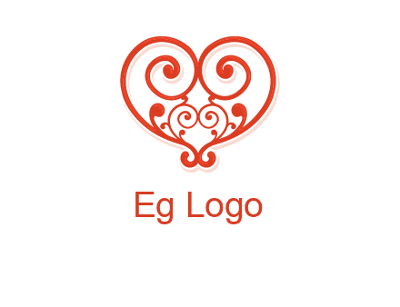 heart matchmaking logo design
