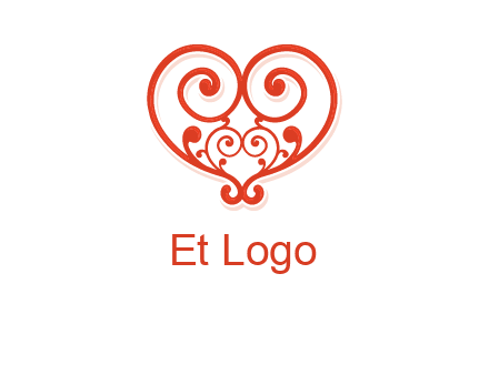 heart matchmaking logo design