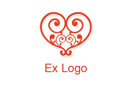 heart matchmaking logo design