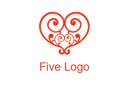 heart matchmaking logo design