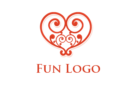 heart matchmaking logo design