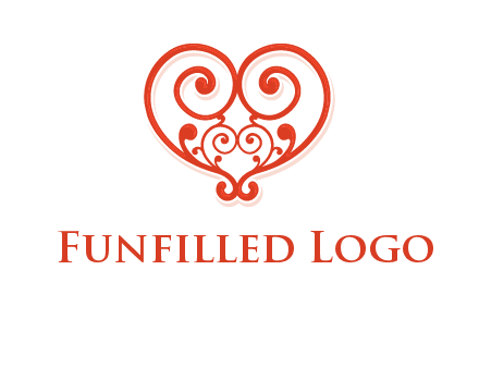 heart matchmaking logo design