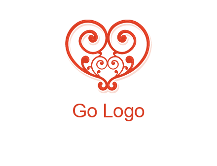 heart matchmaking logo design