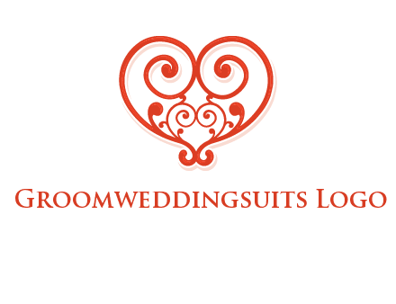 heart matchmaking logo design