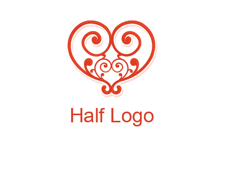 heart matchmaking logo design