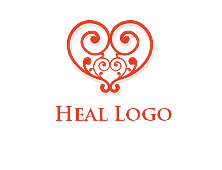 heart matchmaking logo design