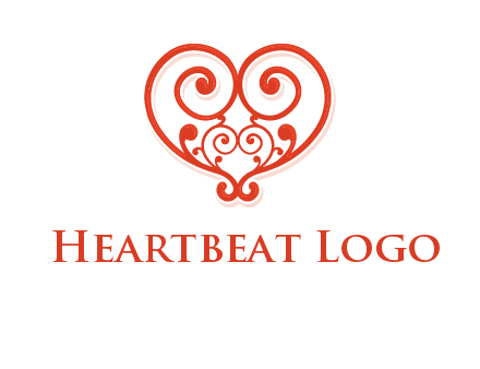 heart matchmaking logo design