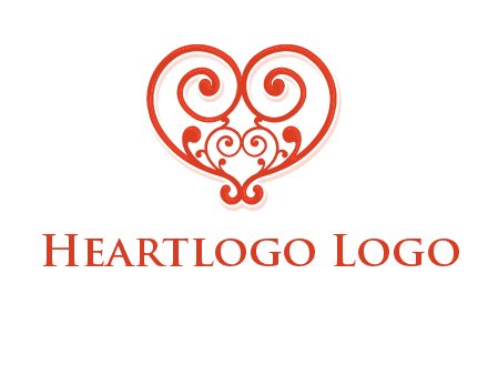 heart matchmaking logo design