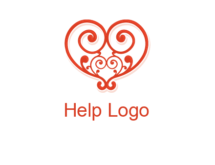 heart matchmaking logo design