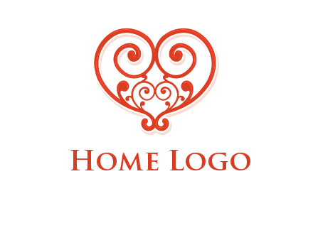 heart matchmaking logo design