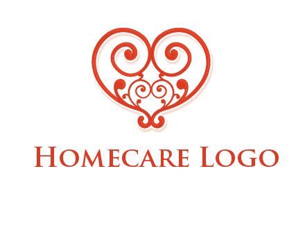 heart matchmaking logo design