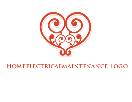 heart matchmaking logo design