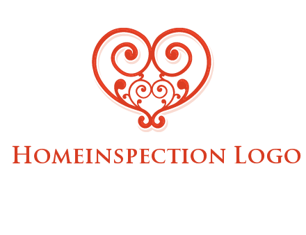 heart matchmaking logo design